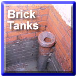 brick built septic tanks
